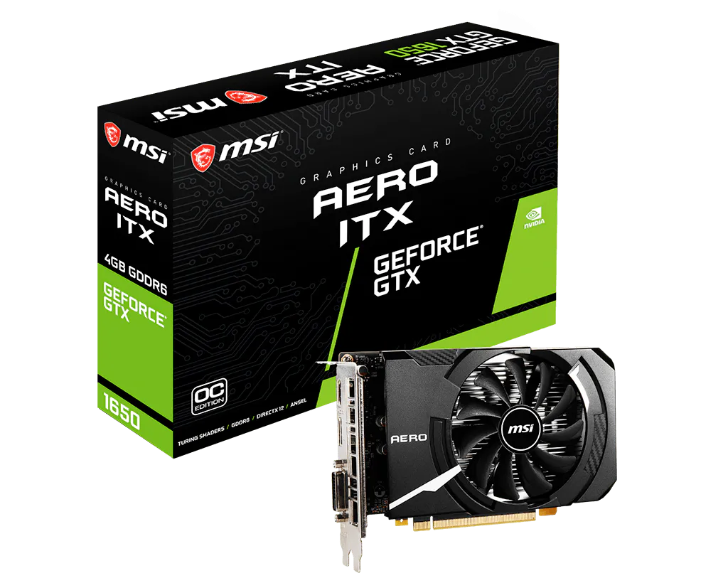 MSI GeForce GTX 1650 D6 AERO ITX OC